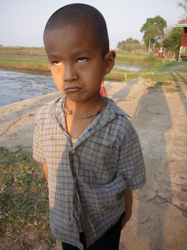 Travel - Myanmar - Inle Lake - Second Boat Trip - The Drivers Village - Drivers Family House and Fields